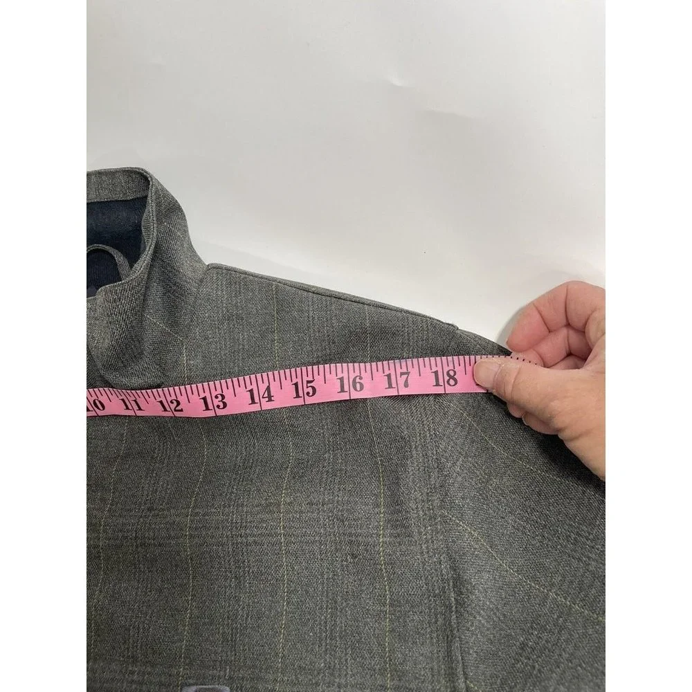 Oakley Jacket Mens Size Small Gray Pinstripe Full Zip Long Sleeve - Picture 9 of 11